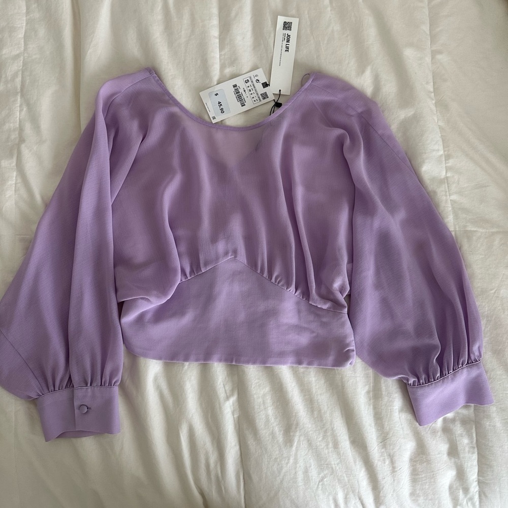 Cute lavender blouse